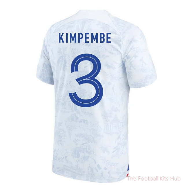 2022-2023 France Away Shirt (KIMPEMBE 3)-unisoccer store